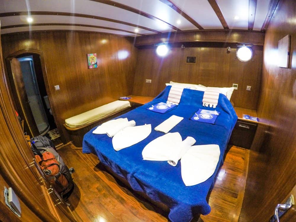 Gulet Sailboat Cabin