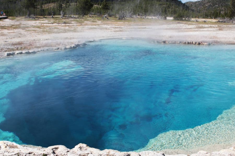 Biscuit Basin Hiking in Yellowstone