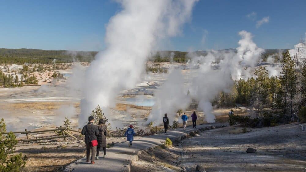 Norris Geyser Basin Boardwalks